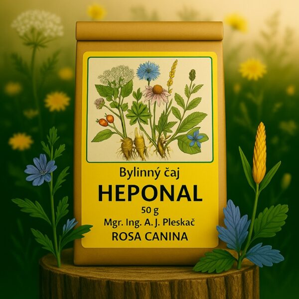 Bylinný Čaj Heponal – Pro Přirozenou Očistu a Jaterní Rovnováhu (50 g)
