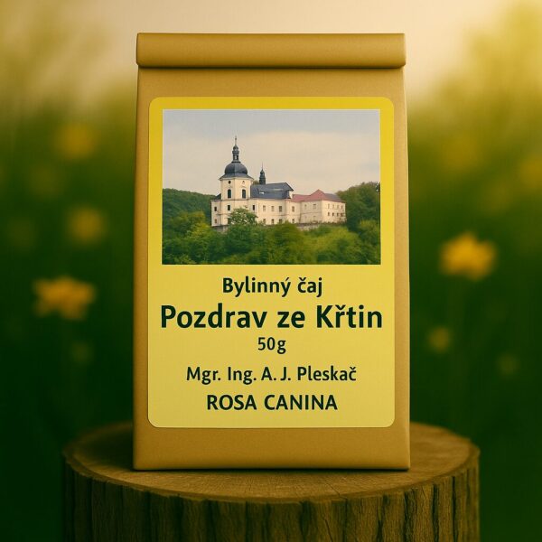 Bylinný Čaj Pozdrav ze Křtin – Osvěžení, Dýchání a Rovnováha (50 g)