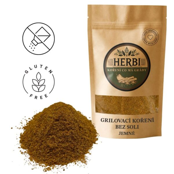 Grilovací Koření bez Soli – Jemná Směs pro Maso, Zeleninu i Sýry (100 g)